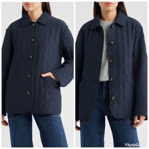 Bernardo blue jacket size large NWOT